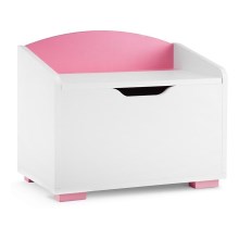 Детски контейнер за съхранение на вещи PABIS 50x60 см бял/розов
