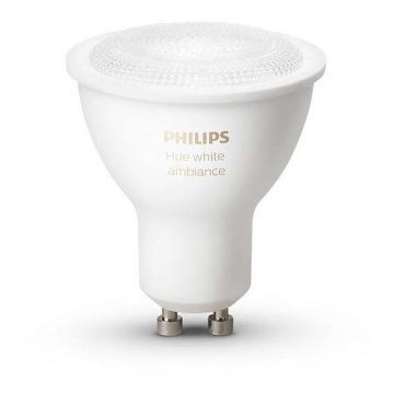 LED Димируема крушка RGB Philips Hue WHITE AMBIANCE 1xGU10/5,5W/230V 