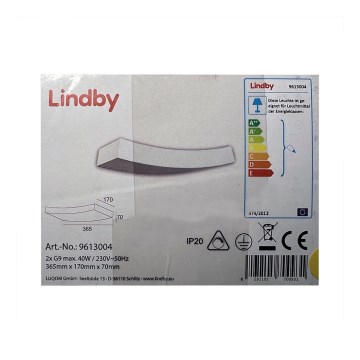 Lindby - Аплик LEANDER 2xG9/20W/230V