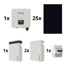 Соларен комплект: SOLAX Power - 10kWp RISEN Full Black + 10kW SOLAX конвертор 3f + 17,4 kWh батерия