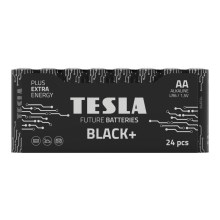 Tesla Batteries - 24 бр. Алкална батерия AA BLACK+ 1,5V