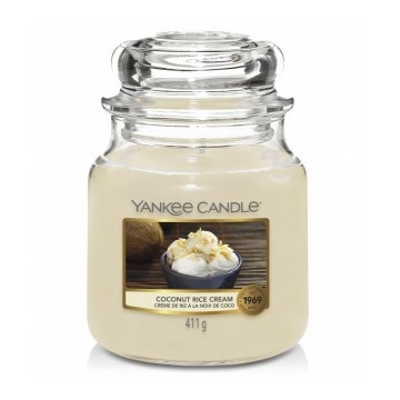 Yankee Candle - Ароматна свещ COCONUT RICE CREAM средна 411 гр 65-75 часа