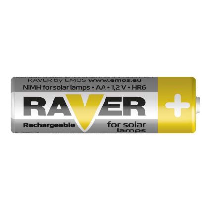 2 бр. акумулаторна батерия AA RAVER NiMH/1,2V/600 mAh