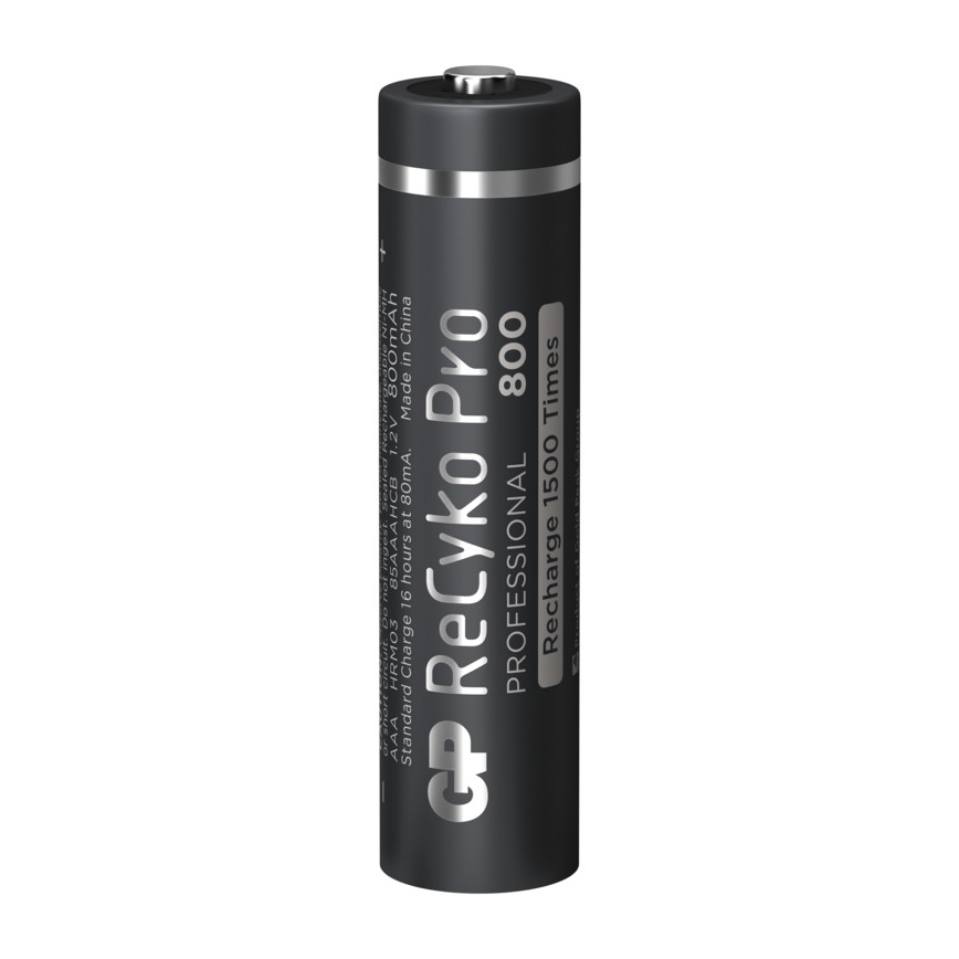 2 бр. Акумулаторни батерии GP AAA ReCyko Pro NiMH / 1.2V / 800 mAh
