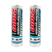 2 бр. акумулаторна батерия NiMH AA 2300 mAh 1,2V