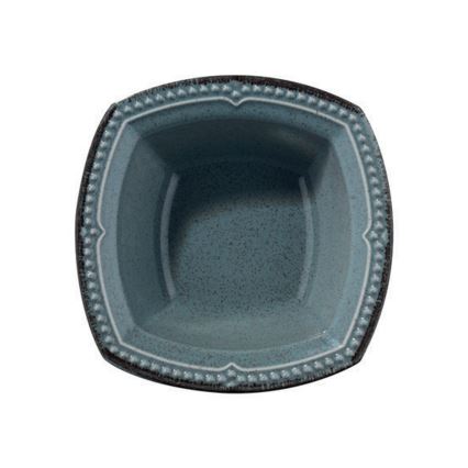 24-частен комплект за хранене, син/порцелан