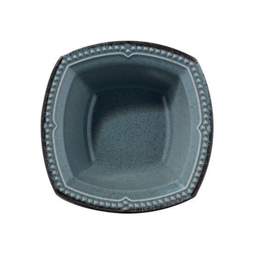 24-частен комплект за хранене, син/порцелан