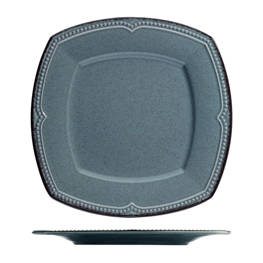 24-частен комплект за хранене, син/порцелан