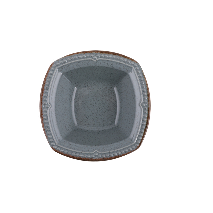 24-частен комплект за хранене, син/порцелан