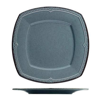 24-частен комплект за хранене, син/порцелан