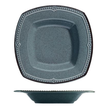 24-частен комплект за хранене, син/порцелан