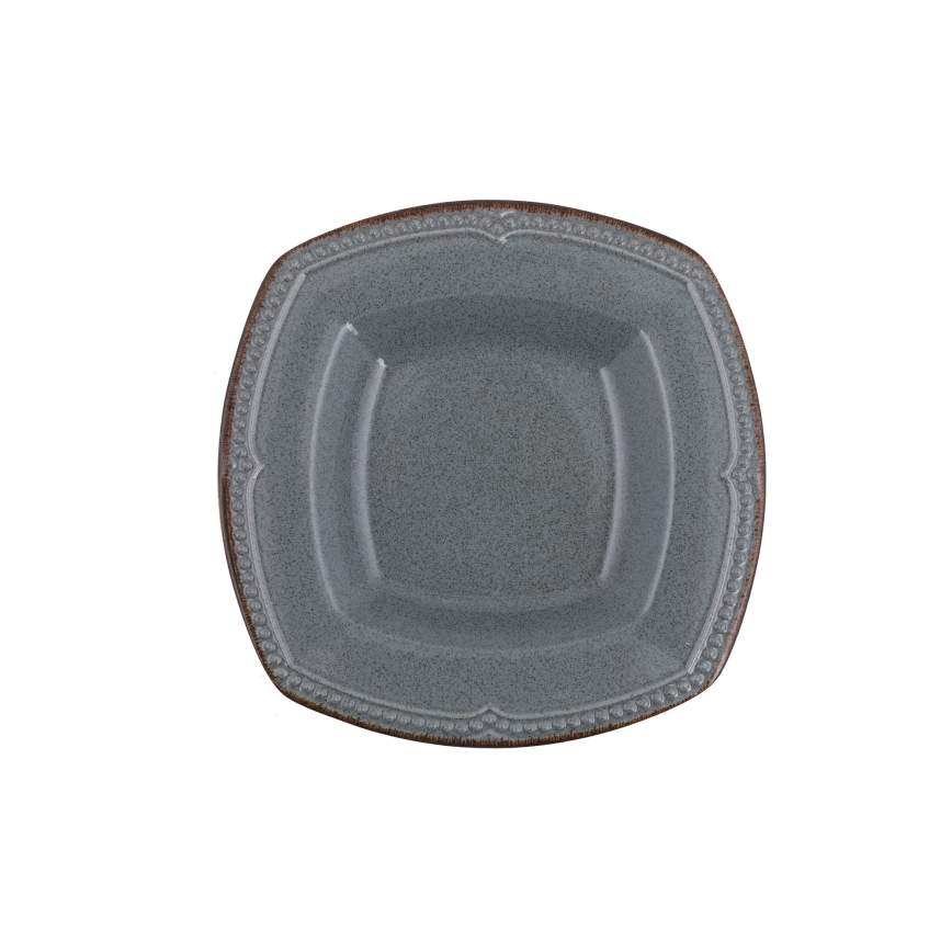 24-частен комплект за хранене, син/порцелан