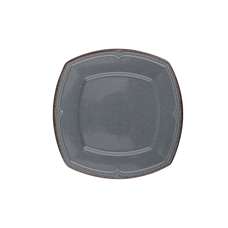 24-частен комплект за хранене, син/порцелан