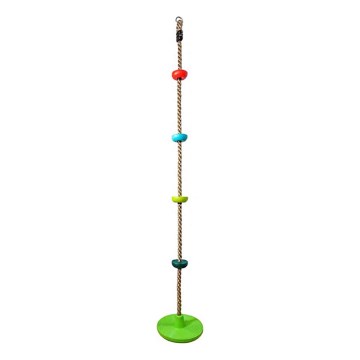 2Kids Toys - Детско въже за катерене с дискове микс от цветове