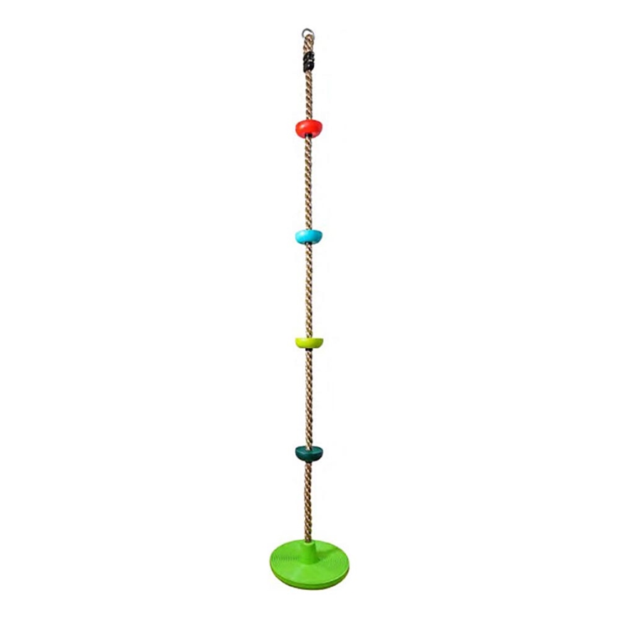 2Kids Toys - Детско въже за катерене с дискове микс от цветове