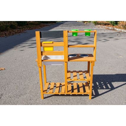 2Kids Toys - Дървена градинска кухня с мивка