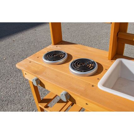 2Kids Toys - Дървена градинска кухня с мивка