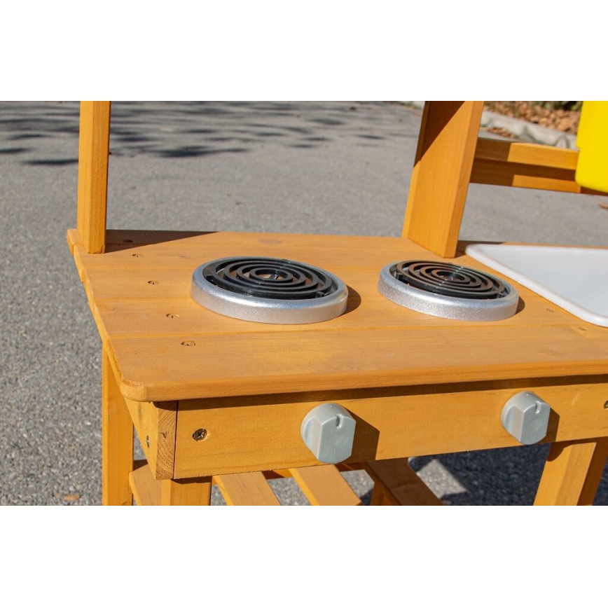 2Kids Toys - Дървена градинска кухня с мивка