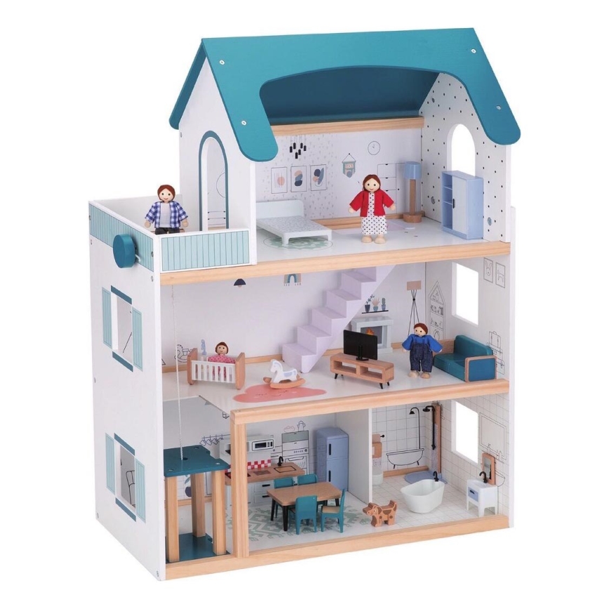 2Kids Toys - Дървена къща за кукли Barbora
