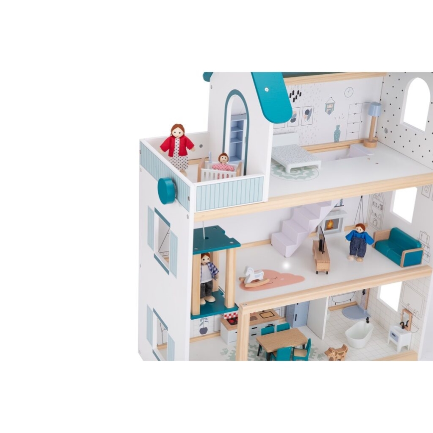 2Kids Toys - Дървена къща за кукли Barbora