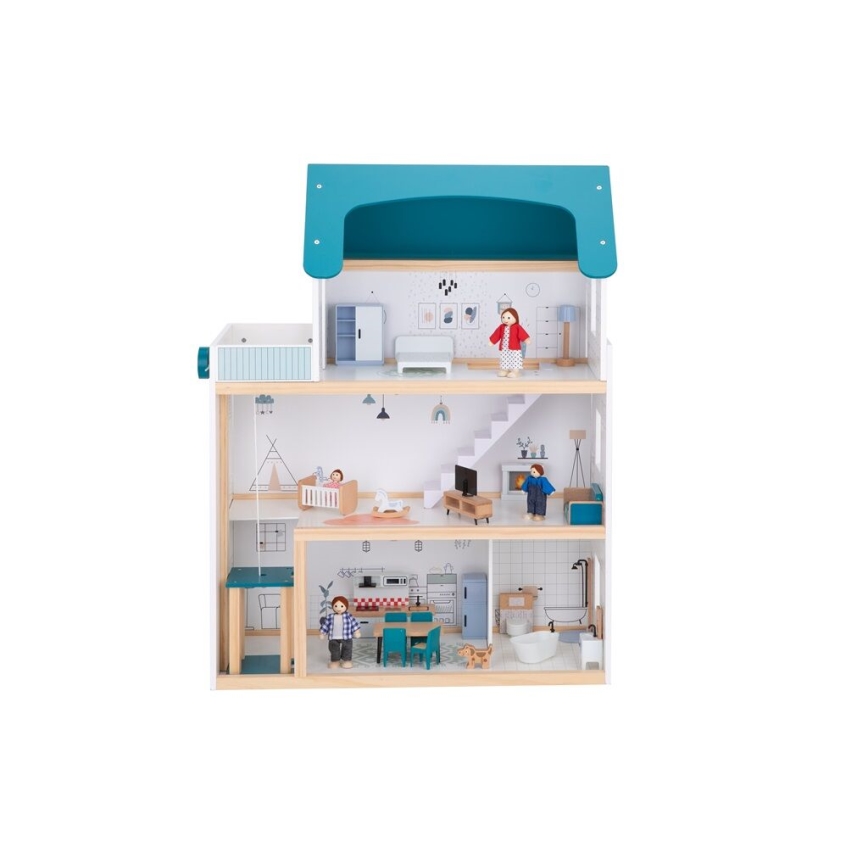 2Kids Toys - Дървена къща за кукли Barbora