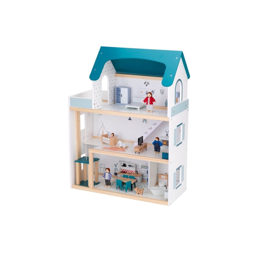 2Kids Toys - Дървена къща за кукли Barbora