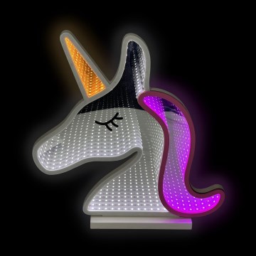 2Kids Toys - LED Неон маса декорация LED/5W/USB еднорог