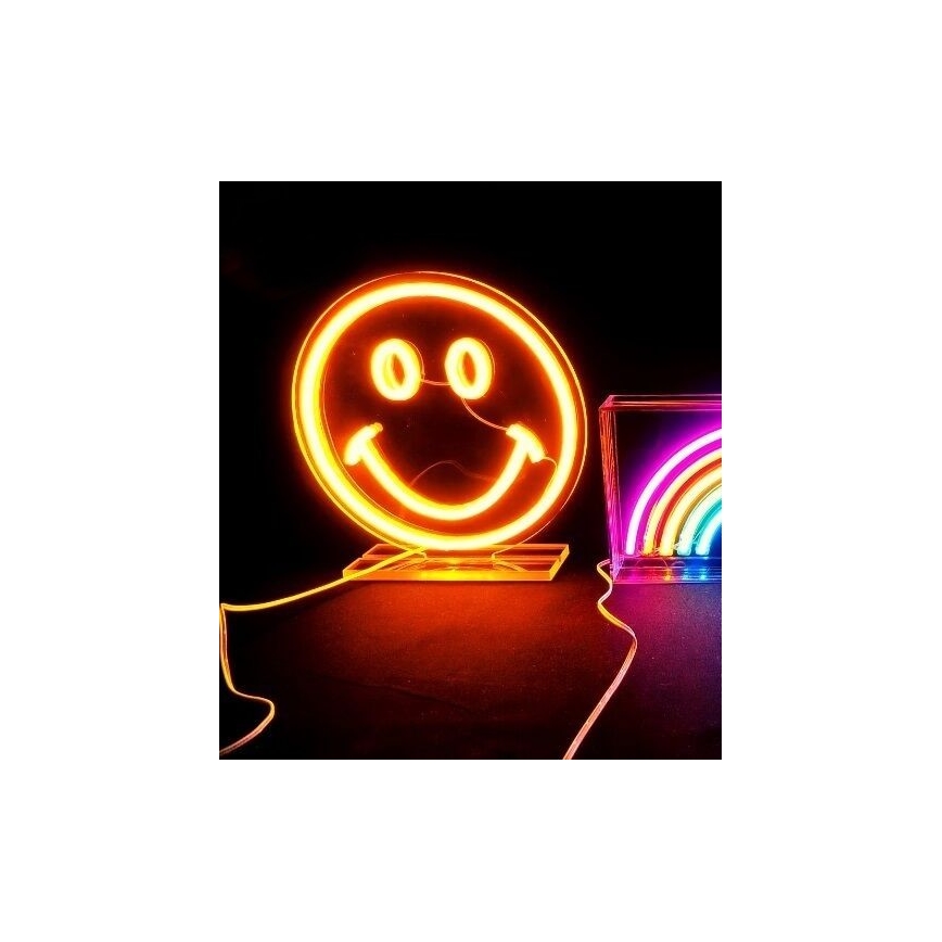2Kids Toys - LED Неон маса декорация LED/5W/USB усмивка