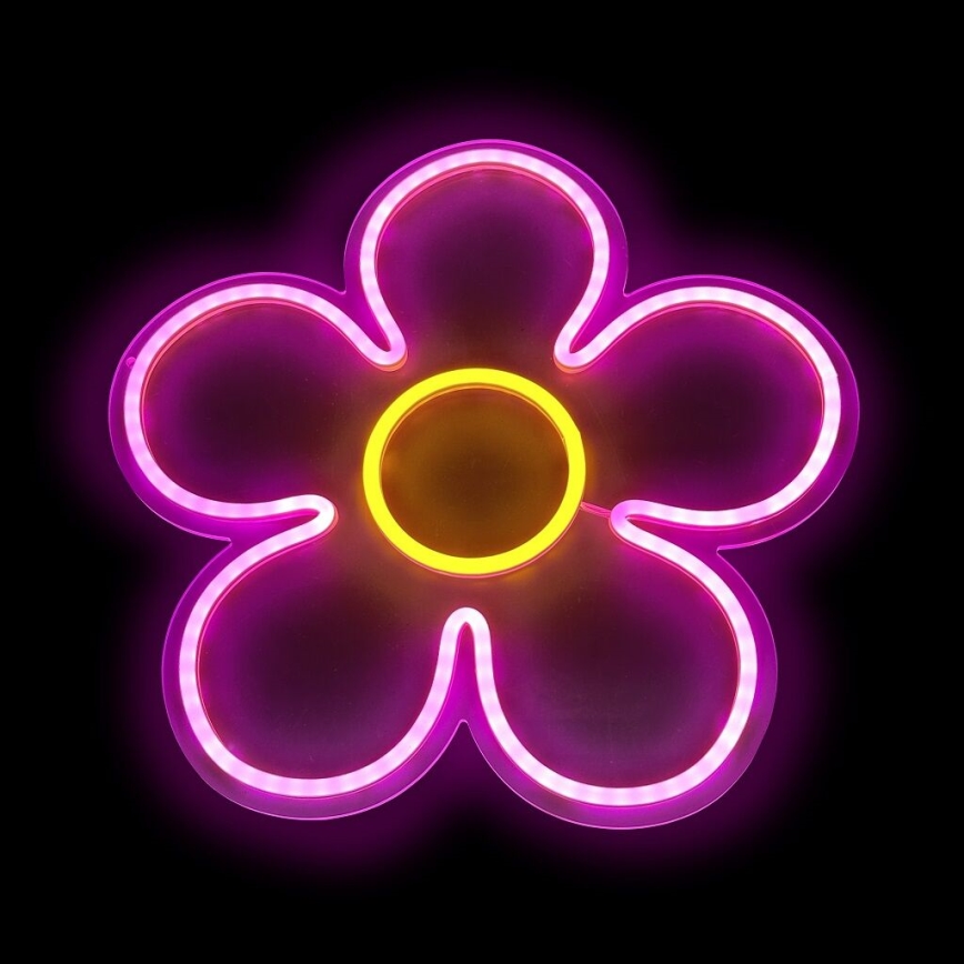 2Kids Toys - LED Неонова декорация за стена LED/5W/USB цвете