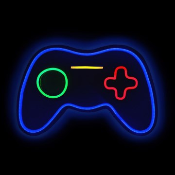 2Kids Toys - LED Неонова декорация за стена LED/5W/USB геймпад