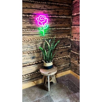 2Kids Toys - LED Неонова декорация за стена LED/5W/USB роза