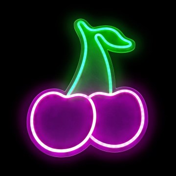 2Kids Toys - LED неонова стенна декорация LED/5W/USB череши