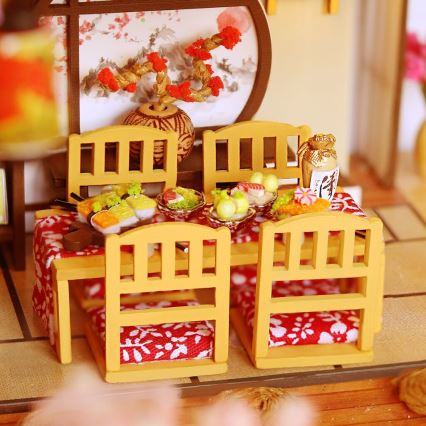 2Kids Toys - Миниатюрен дом Луксозна сакурова вила 2xAAA