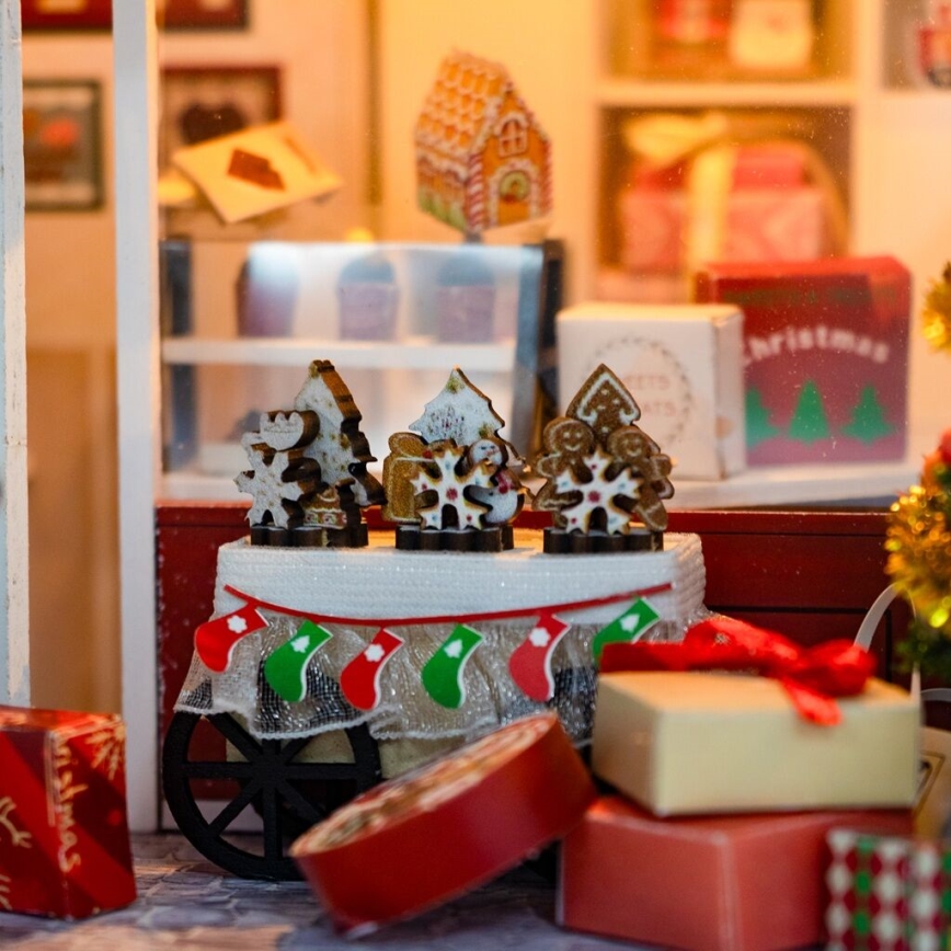 2Kids Toys - Миниатюрен коледен магазин за сладкиши 2xAAA