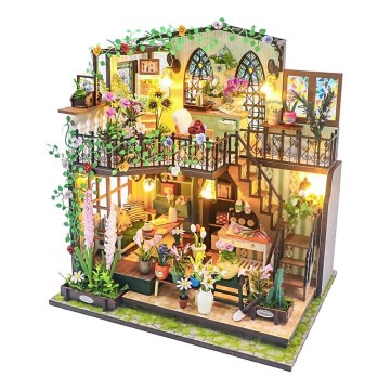 2Kids Toys - Миниатюрна къща Цветната къщичка на Дарси 2xAAA