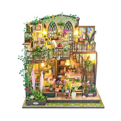 2Kids Toys - Миниатюрна къща Цветната къщичка на Дарси 2xAAA