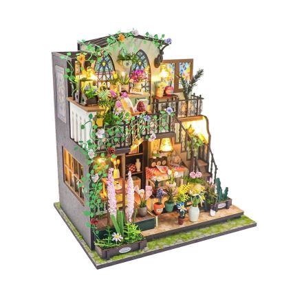 2Kids Toys - Миниатюрна къща Цветната къщичка на Дарси 2xAAA