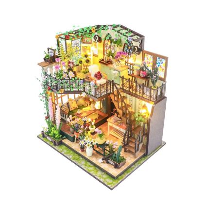 2Kids Toys - Миниатюрна къща Цветната къщичка на Дарси 2xAAA