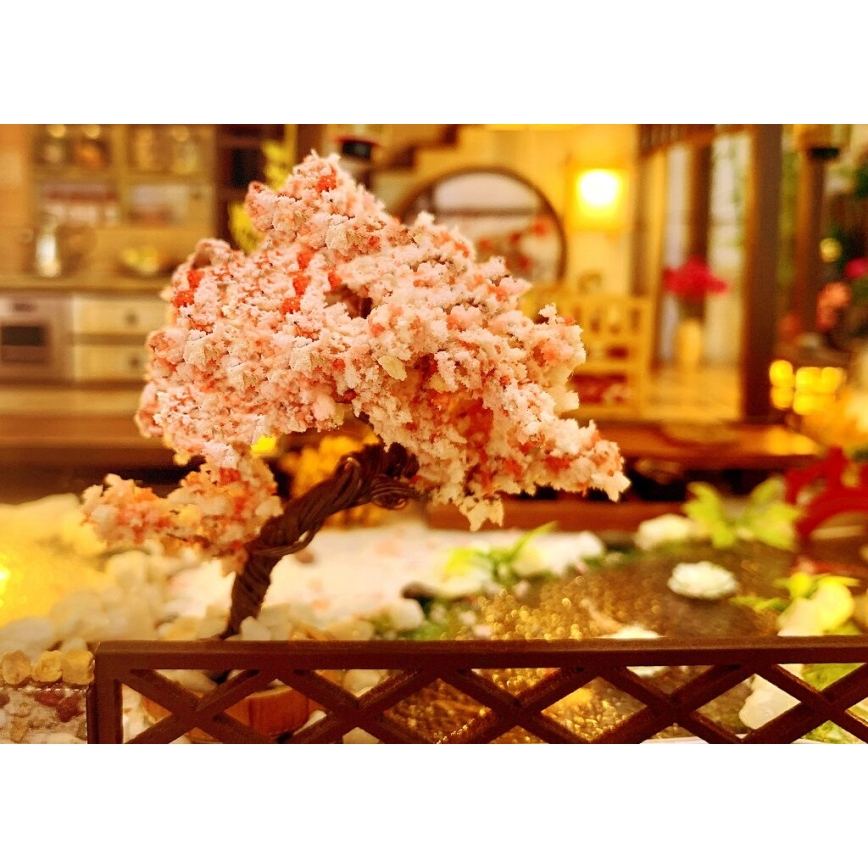 2Kids Toys - Миниатюрна къща Lavish sakura villa 2xAAA