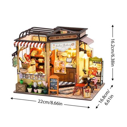 2Kids Toys - Миниатюрна къща Пекарната на Джулия 2xAAA