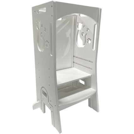 2Kids Toys - Обучителна помощна кула Коте с пързалка и дъска за писане