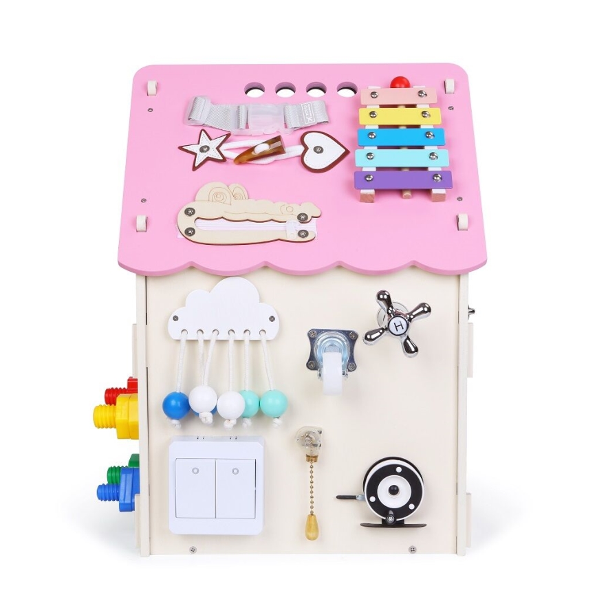 2Kids Toys - Плот за активности къща розов