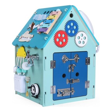 2Kids Toys - Плот за активности къща син