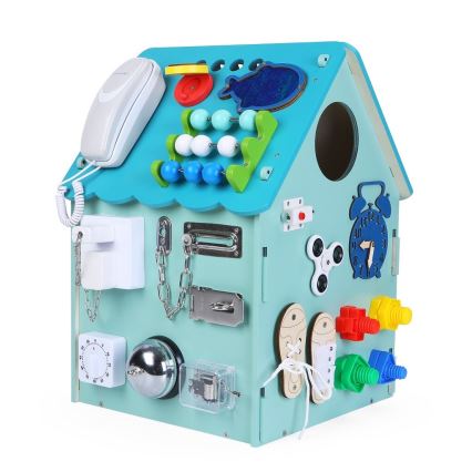 2Kids Toys - Плот за активности къща син