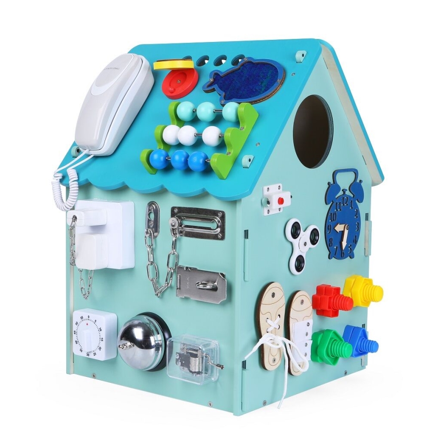 2Kids Toys - Плот за активности къща син