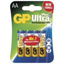 4 бр. Алкална батерия AA GP ULTRA PLUS 1,5V