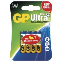 4 бр. Алкална батерия AAA GP ULTRA PLUS 1,5V