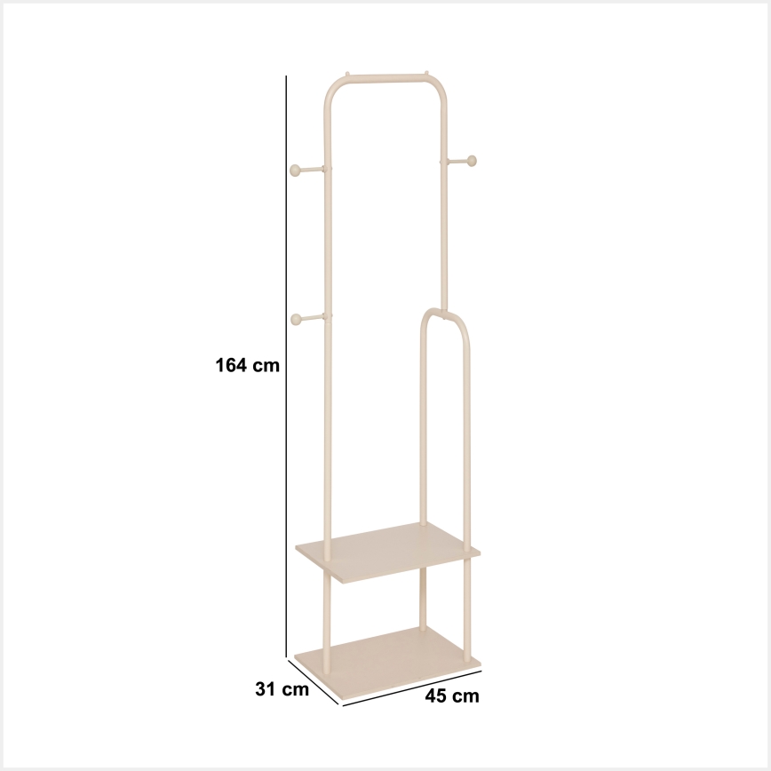 5five - Подова закачалка LENTY 164x45 cm кремава