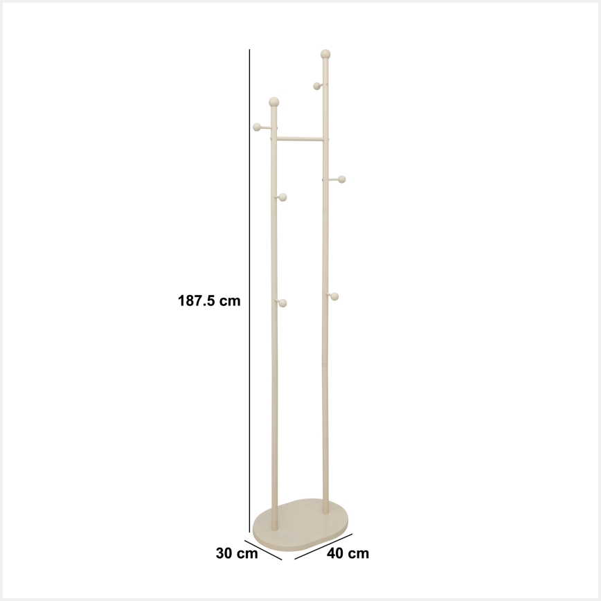5five - Подова закачалка LENTY 188x40 cm, кремава