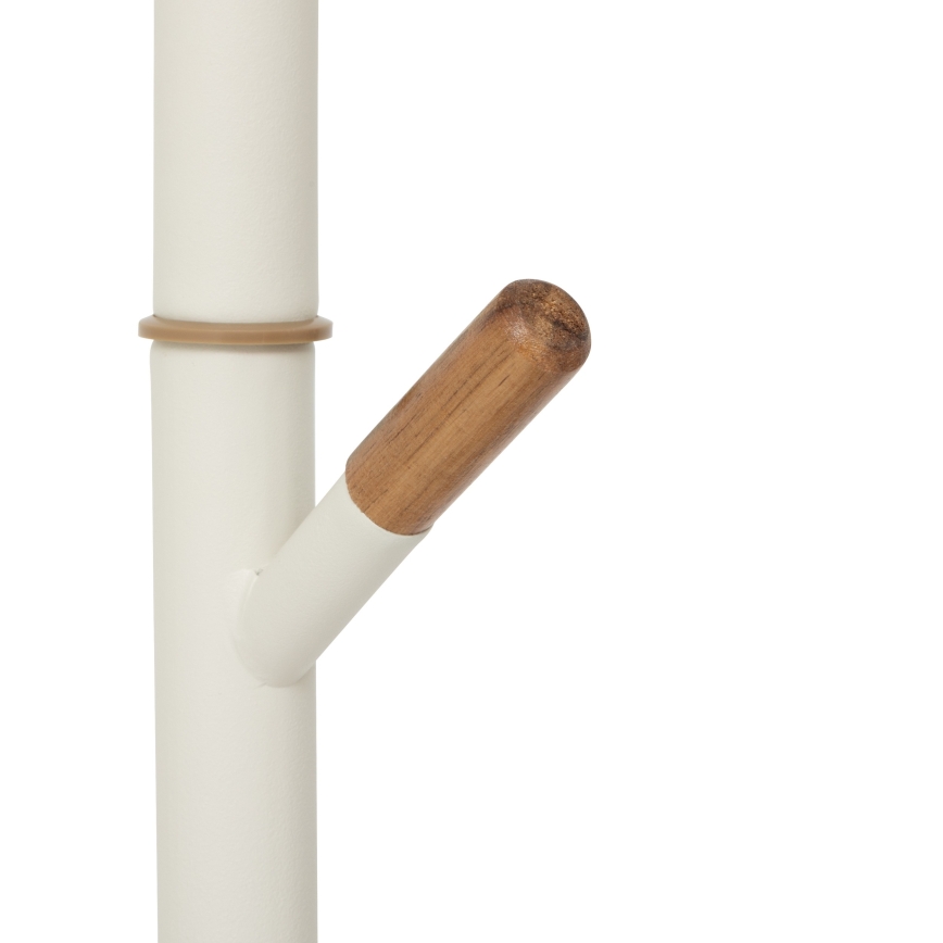 5five - Подова закачалка TALO 175,5x40 см бяла/кафява